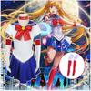 Costume de Cosplay Anime Sailor Moon, uniforme Tsukino Usagi, tenues de perruque, ensemble de fête de carnaval pour femmes et fi