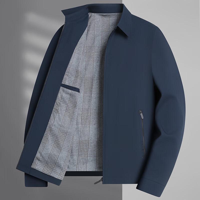 

Firstview Men s Autumn/Winter Casual Lapel Zipper Jacket FV25D1817 3XL