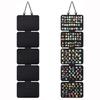 Brooch Pin Storage Panels - Wall Brooch Display Organizer with 5 Board Pieces - Home Organization Case Pin Display Pages with Lanyard for Cloakroom,
