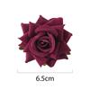 3/5Pcs Rose Artificial Flowers for Home Room Decor Wedding Decoration Fake Flower DIY Scrapbook Wreath Gift Flannel Rolled Rose