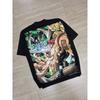 Anime Naruto Graphic T-shirt Men Women 100% Cotton DTF Printing Tee Streetwear Oversized High Quality Short Sleeve Female Male Clothing