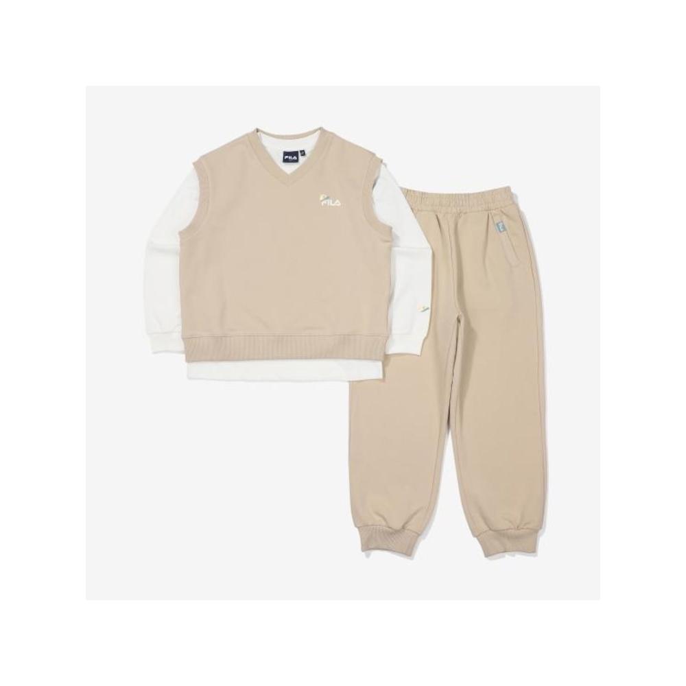

[fila Kids] Zuri Vest Set Fk2fsf3204x Beg q0zFk2fsf3204xBeg BEIGE/110