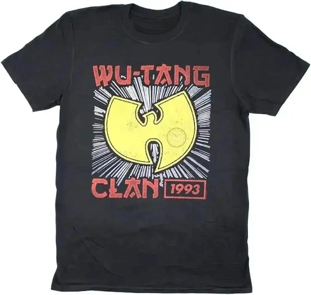 WuTang Clan Retro 90s Casual TShirt Unisex Crew Neck Cotton Short Sleeve Y2K Oversized Fashion Women And Unisex Tshirts