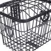 Electric Bike Basket Metal Bike Rear Storage Basket Large Capacity Cycling Basket with Lid for Bags Food Vegetable