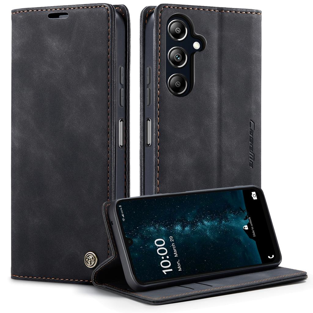 For Samsung Galaxy A16 5G/A16 4G Case CASEME 013 Series Card Holder Stand Leather Phone Cover