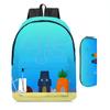 Spongebob Squarepants Children'S School Bag Male And Female Students Backpack Kindergarten Cute Cartoon Backpack Pencil Bag