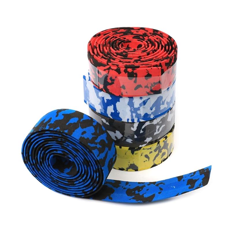 Rubber Foam Road Bike Handlebar Tapes, Bicycles Bar Tape, Cycling Handle Wraps 2 Rolls