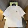 2026 New Tshirt with Printed Small Label Heavy Cotton Suitable for Both Men and Women Loose Street Shortsleeved Top