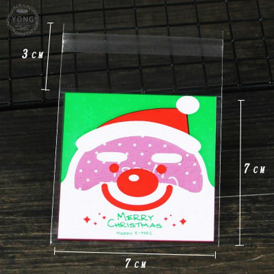 

Самоклеящиеся подарочные пакеты для печенья «Снежинка» с дизайном саней Санты