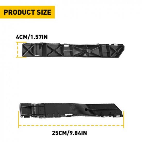 For 2009- Dodge Journey Pair Front Bumper Bracket Support Left & Right Side