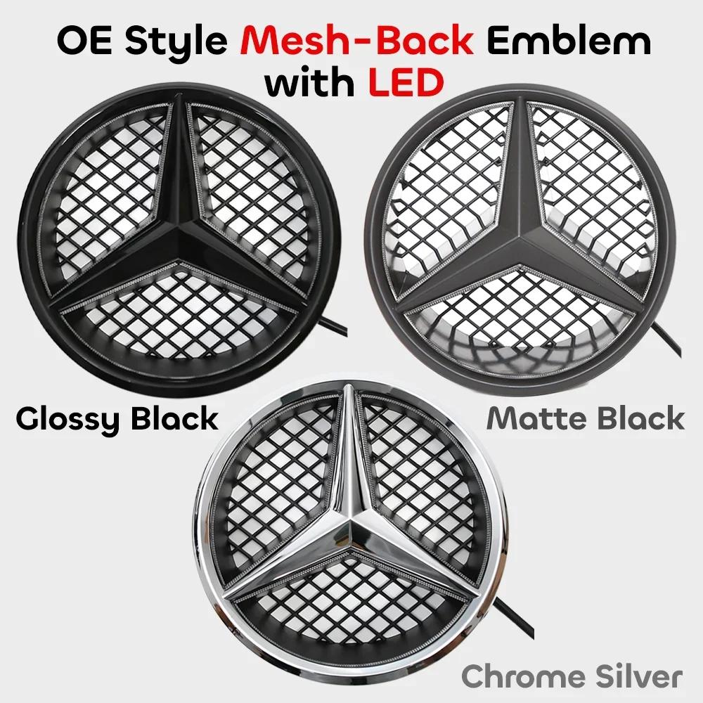 GLC GLB Front Grille Star Logo OEM Emblem For Mercedes Benz B-Class W245 C-Class W204 C180 C200 C230 C250 C280 C300 C350 GLK-Cl