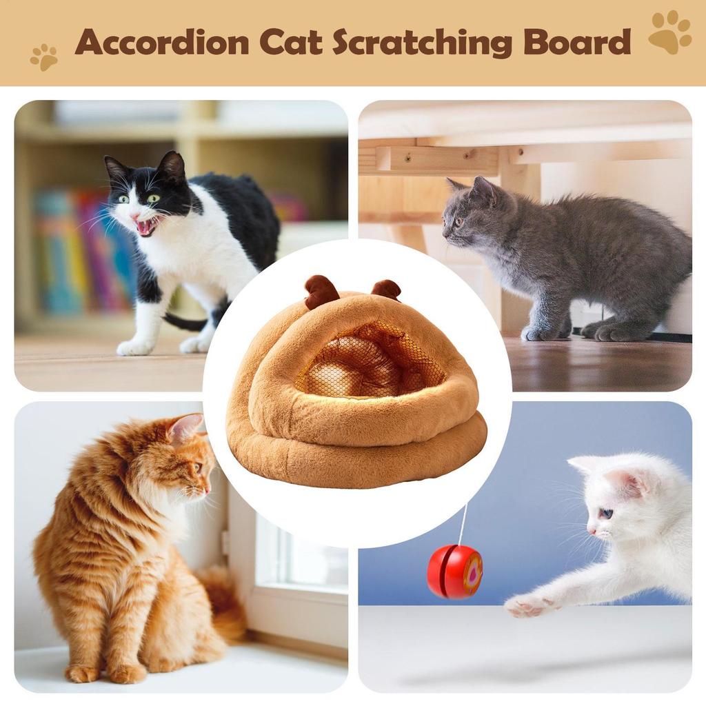 Christmas Pet House Washable Cold Weather Christmas Pet Indoor House For Cat For Small Medium Large Breeds Living Room Bedroom