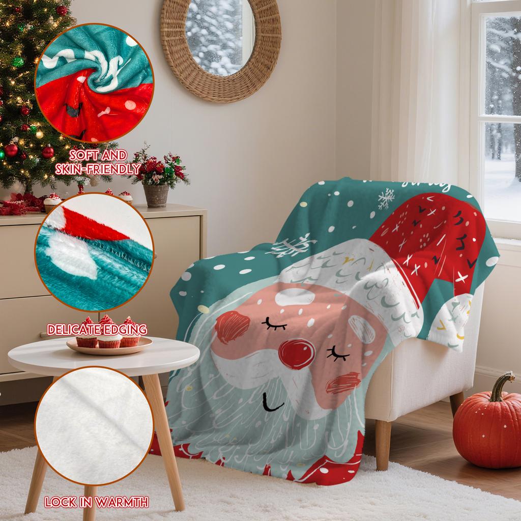 2026 Christmas flannel blanket is universal for all seasons