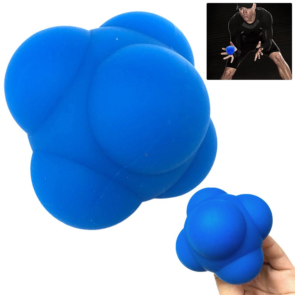 Silicone Hexagonal Reaction Ball  Coordination  Exercise Sports Fitness Training Ball