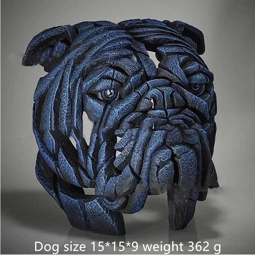 Nuove tendenze Stile nordico contemporaneo Scultura animale Decorazione per la casa Leone Tigre Busto di scene di confine Decorazione della stanza e parete