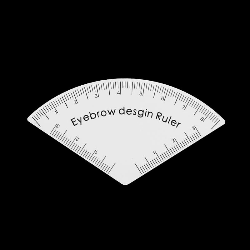 PP Eyebrow Shaping Ruler for Beginners Embroidery Artists Quick Positioning Auxiliary Tool for Eyebrow Drawing Makeup Design