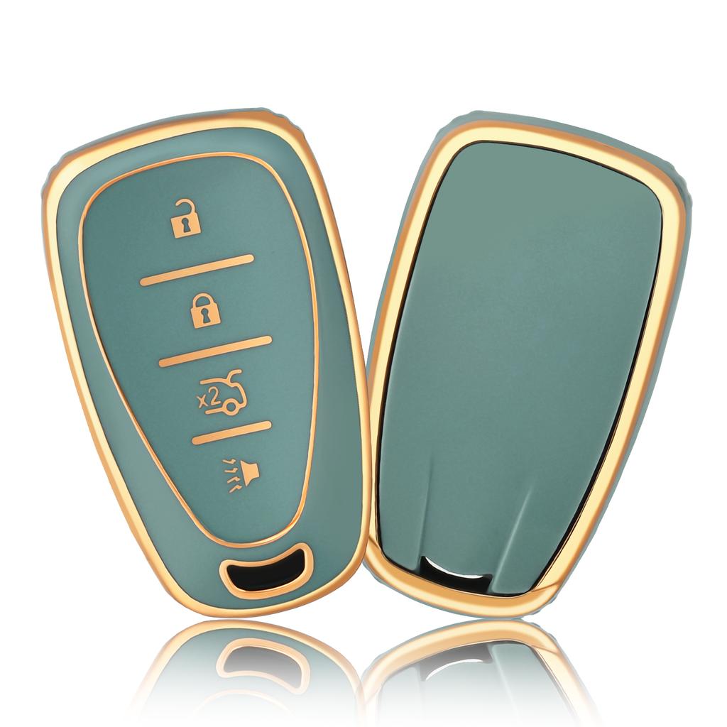 Car Key Fob Case Cover For Chevrolet Blazer Malibu Camaro Cruze Traverse Spark Equinox Sonic Volt 5 Button Key Protect Shell