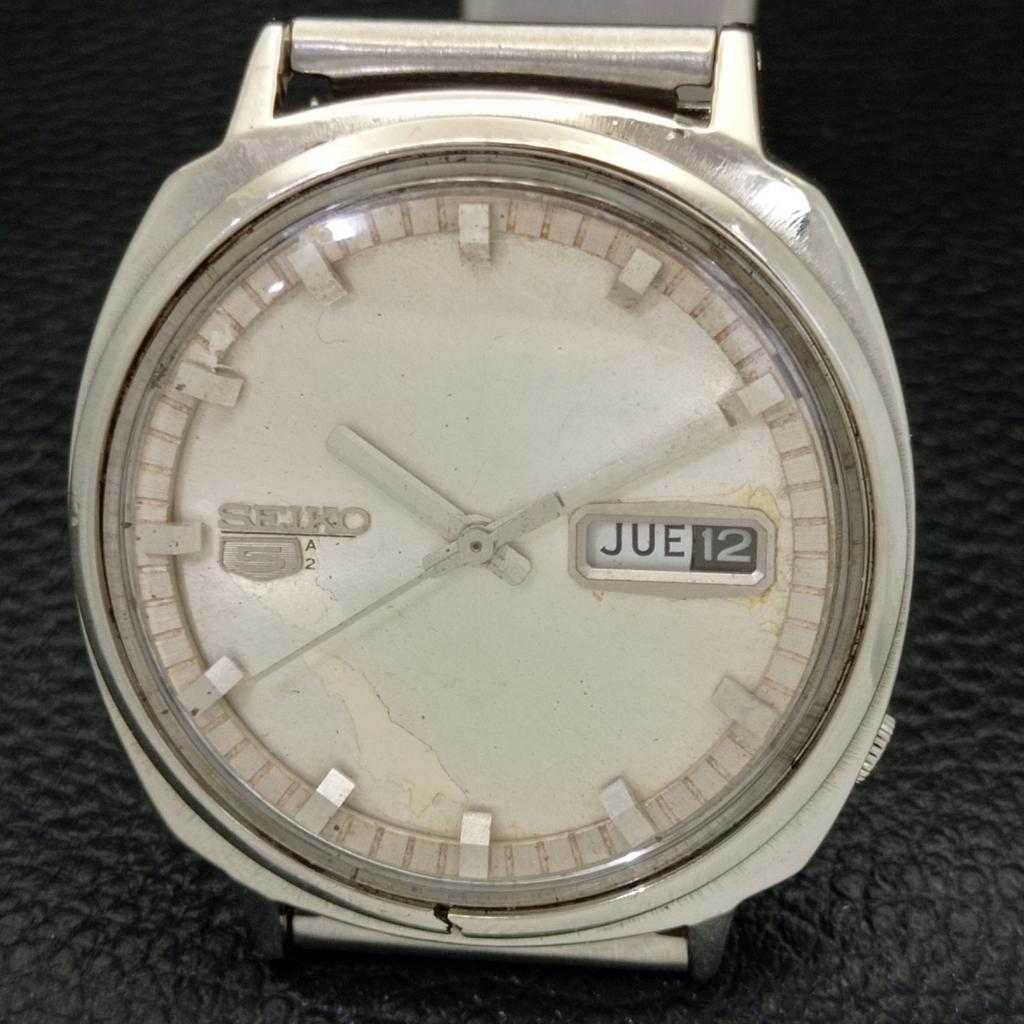 USED VINTAGE SEIKO 5 AUTOMATIC 6119C JAPAN MENS ORIGINAL DIAL WATCH A433936-2