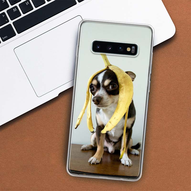 Chihuahua Puppy Teacup Dogs Phone Case For Samsung Galaxy M21 M12 M31S M32 M51 M52 Note 20 Ulte 10 Plus 9 8 J4 J6 + J8 M11 F52 F