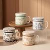 OLOEY Lidded Ceramic Coffee Mug
