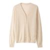 Autumn New 0 Wool Cardigan Women's Blouse Collar with Casual Long-sleeved Knitted Sweater Jacket Thin Top