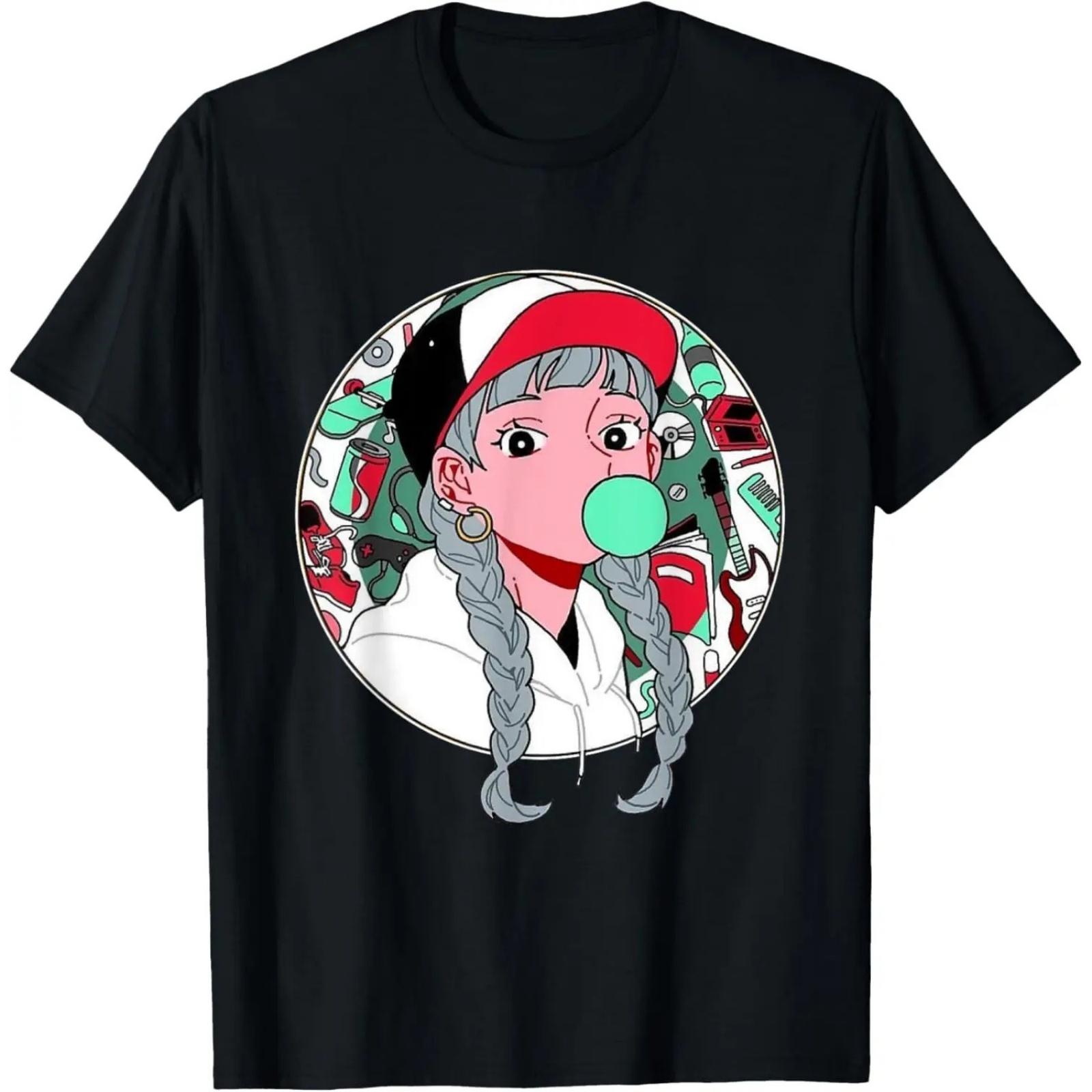 Аниме Девушка Японская Эстетика аниме Отаку Футболка S