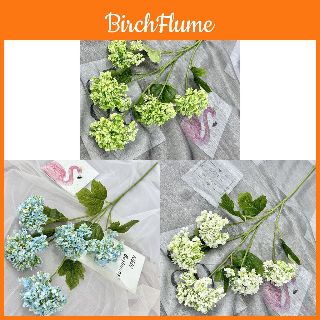 Polyester Hydrangea Artificial Flower For Wedding Decor Photography Home Office Arrangement