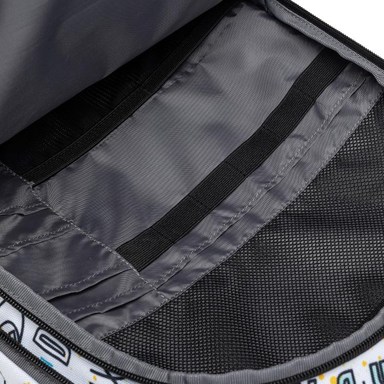 Jordan Colorful Graffiti Print Backpack Large Unisex backpack White JD2533200AD-005