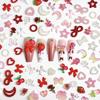WTEMPO Mini 3D Resin Nail Art Decorations Mixed Flower/Bow/Heart/Rose/Moon/Star Designs Crafts Making Accessories DIY Decorations Supplies