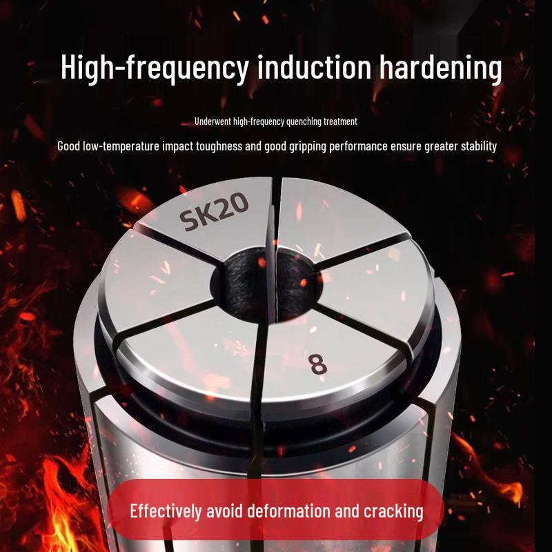 High-Precision SK16 Collet Chuck for CNC Engraving Machine