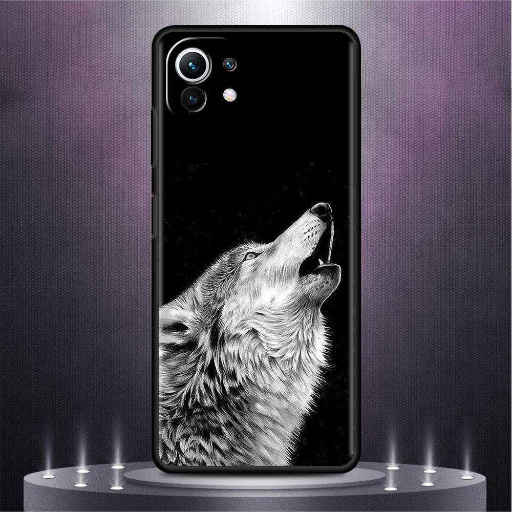 Wolf Tier Cool Tiger Hülle Für Xiaomi Mi Poco X3 X4 NFC M3 Mi 11 11T 10 T 9T 12 9 10T Lite Silikon Rückseite Handyhülle