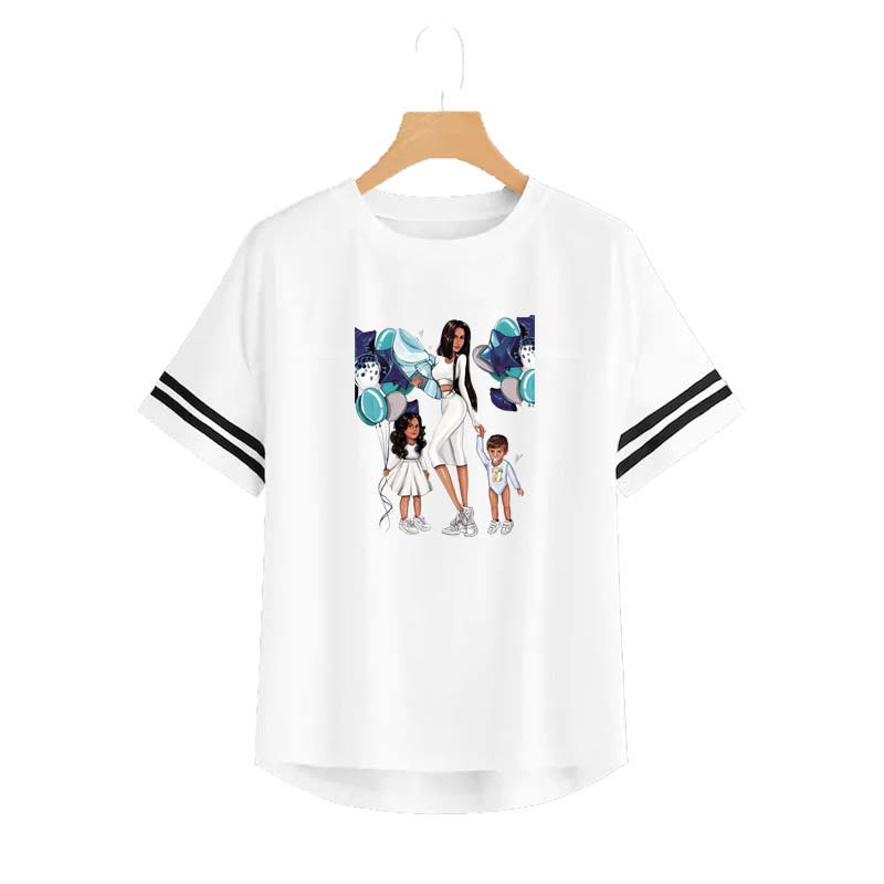 DIY Accessories Patch Balloon Family Party Diy Thermal Transfer Hot Tear New Design Heat Patches For Baby Girl T-Shirt Dresses