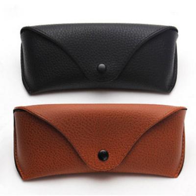 Portable Unisex Faux Leather Eye Glasses Sunglasses Holder Box Case Cover