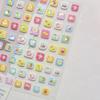 Fruit 5D Nail Art Sticker Apple Strawberry Cherry Love Hearts Bowknot Stars Cartoon Butterfly Manicure Decal DIY