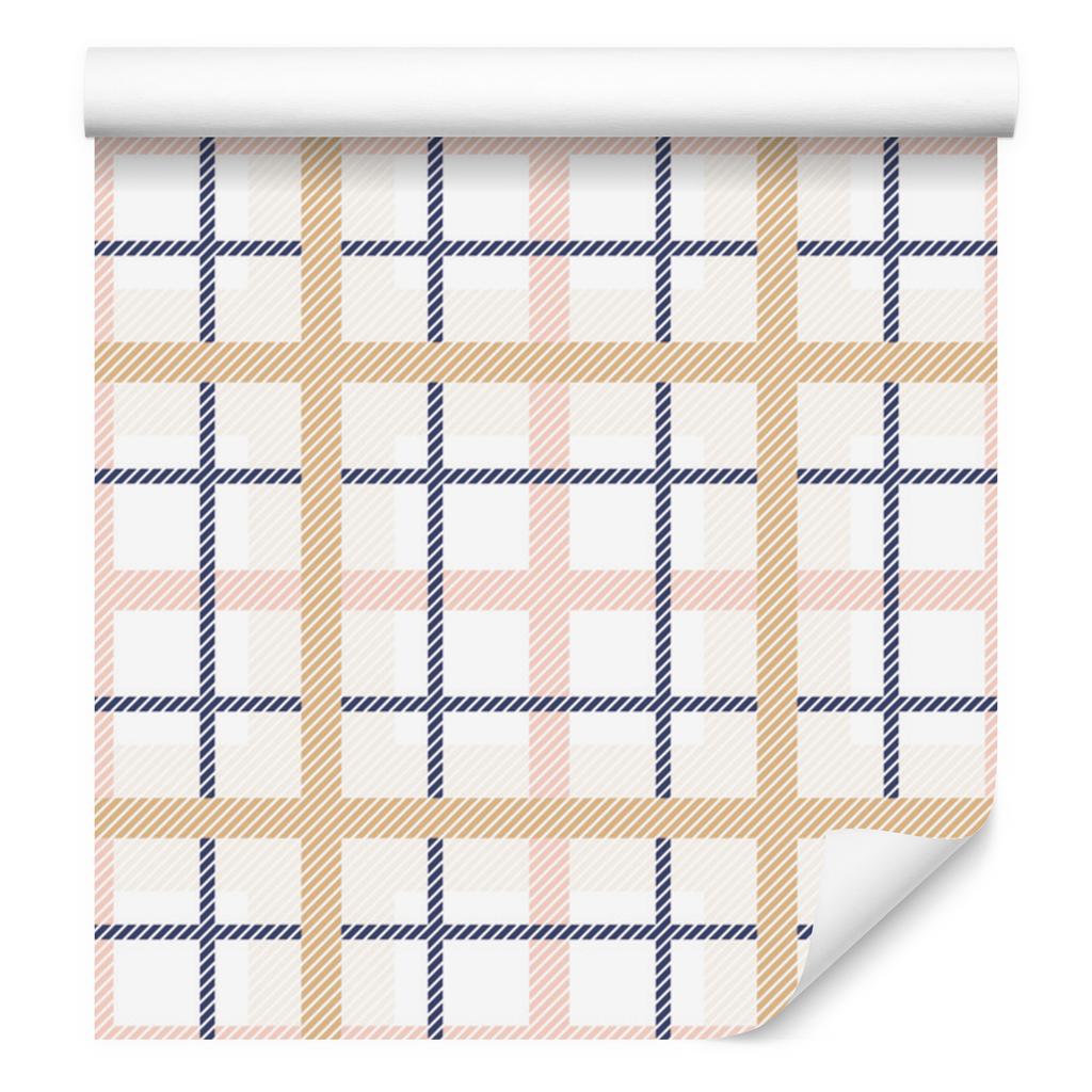 3D wallpaper with a checkered optical geometric pattern for the living room and bedroom 50x1000