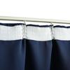 Rideau occultant - vidaXL - 290x245 cm - Bleu - Polyester - Lavable en machine