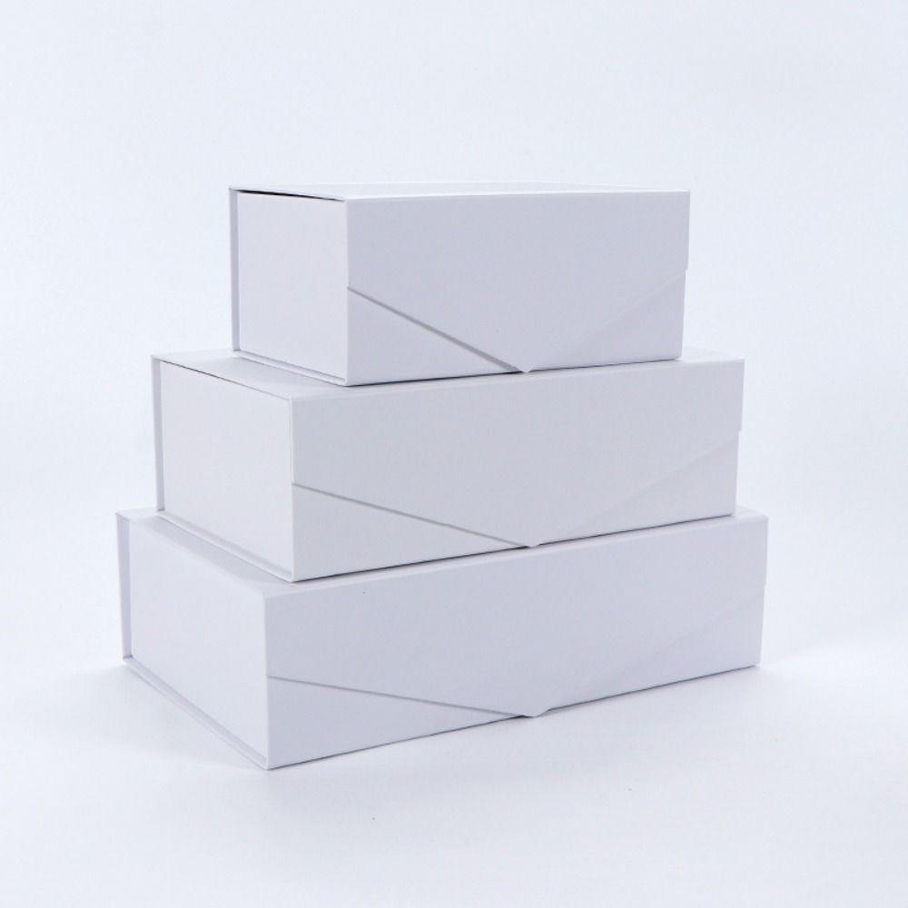 Foldable Magnetic Gift Box Thick Gifts Packaging Box Clamshell Presents Box Wedding
