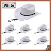 3-24PCS Cowboy Hats Wedding Western Cowboy Hats Party Bachelorette Cowgirls Hats with Shapeable Wide Brim for Party Guests Gifts