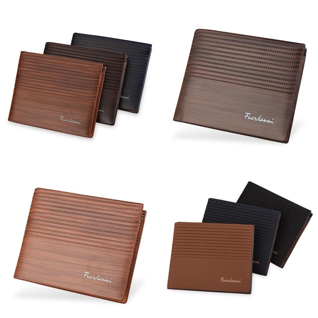 Stylish New Men's Wallet Slim Korean Design With Multiple Card Slots In Pu Leather