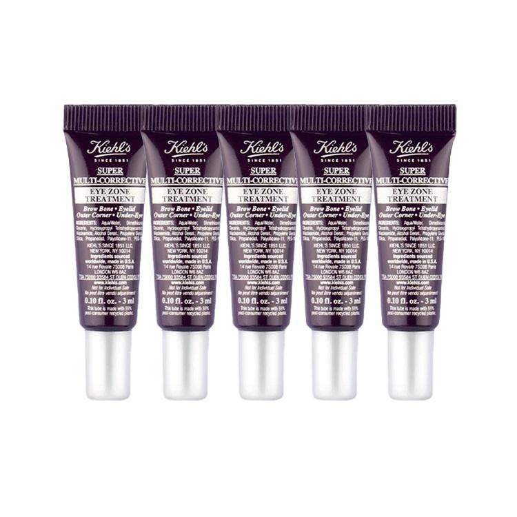 Kiehl s Super Multi-Corrective Eye Zone Treatment Travel Size Sample 3ml*5