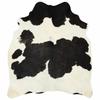 Vidaxl Cowhide Rug, Black and White, 180X220 Cm