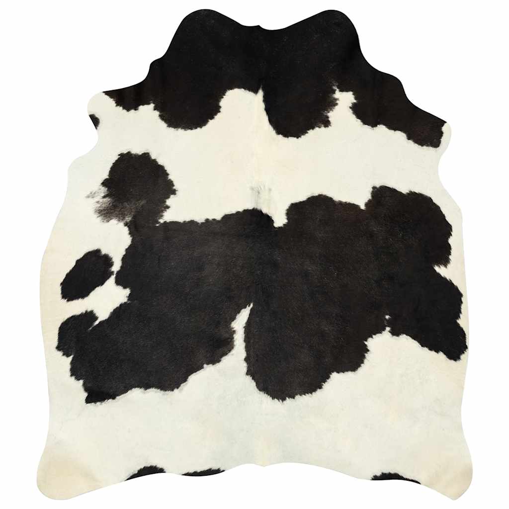 Vidaxl Cowhide Rug, Black and White, 180X220 Cm