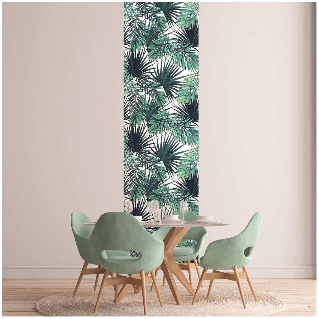 Les Trésors De Lily [A2885] - Duża rolka naklejek „Floral Decor” zielona - 250x45 cm