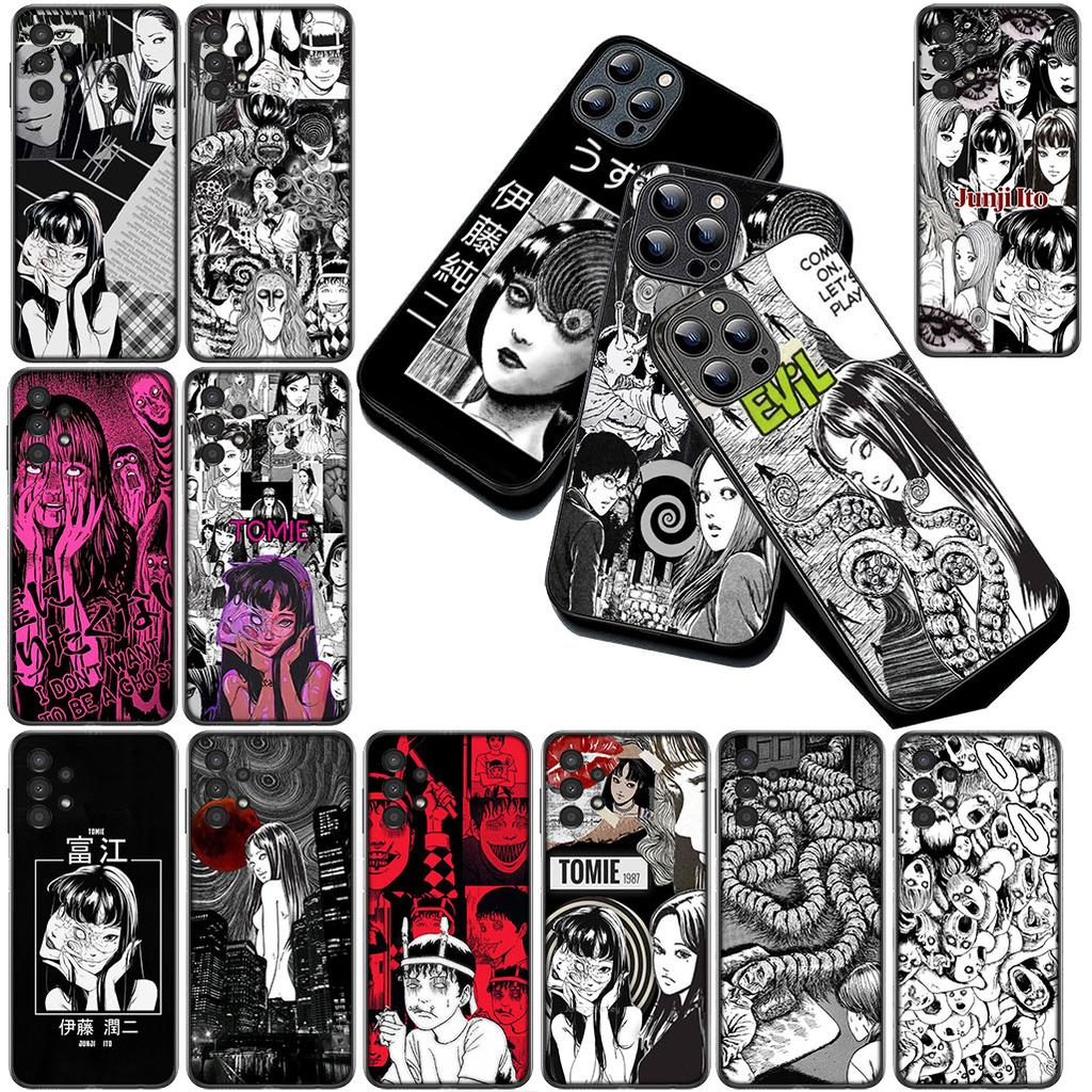 Cover for Samsung Galaxy S20 S22 S21 FE Ultra Plus A07 A17 A15 A16 A25 A57 A37 Phone Case Tomie Anime Girl Junji Ito Collection