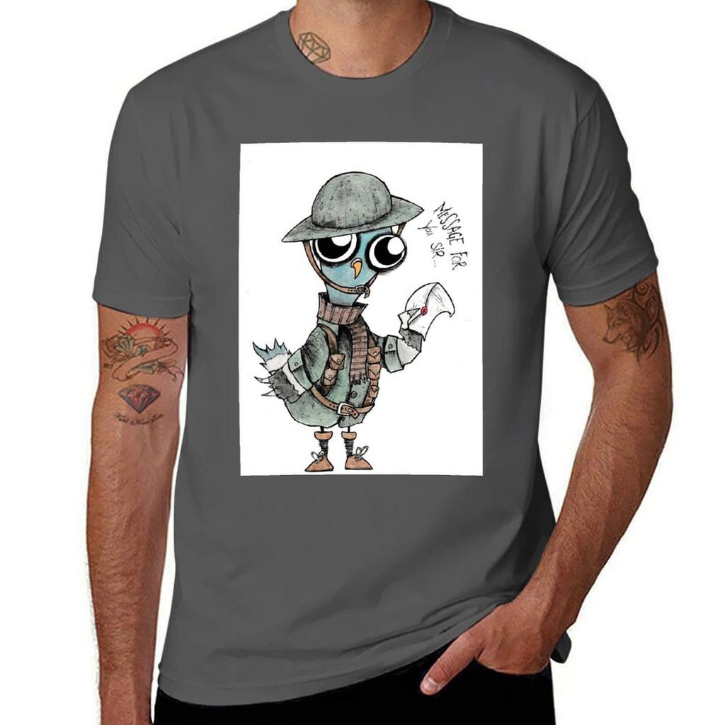 Messenger Pigeon TShirt Simple Print Design TShirt