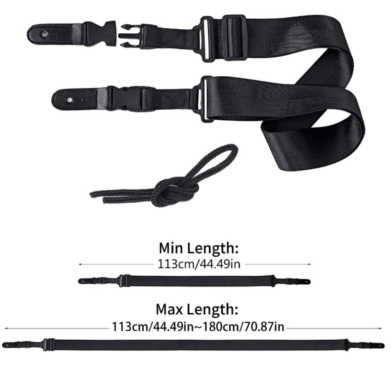 Guitar Shoulder Strap Length Adjustable Guitar Belt Nylon Shoulder Strap Belt for Electric Acoustics Guitar