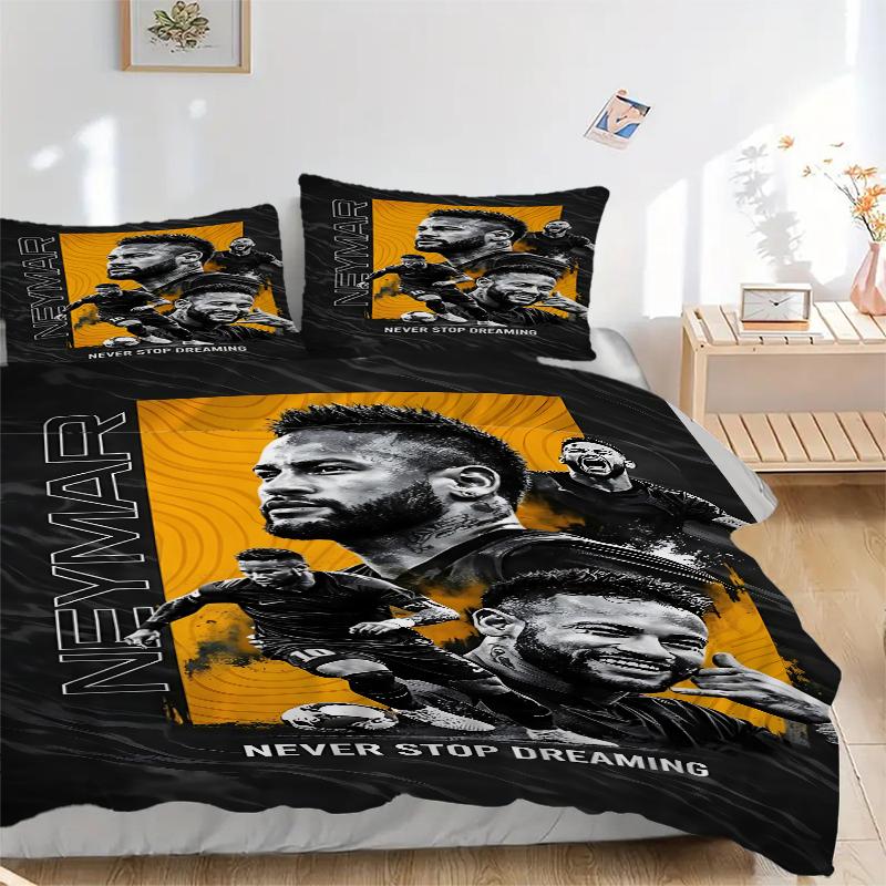 3Pcs Dream Big Play Hard Bedding Sets For All Sizes New 3D Printed Bed Cover Comforter Duvet Cover Pillowcase Bedroom Decoration