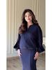 European-American 2025 Autumn Women's Long-Sleeved Cardigan & Stand-Up Collar Jacket with Temperament Half-Skirt Set