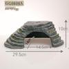 Piattaforma per prendere il sole per tartarughe d'acquario e Roccioso Nascondiglio per Rettili