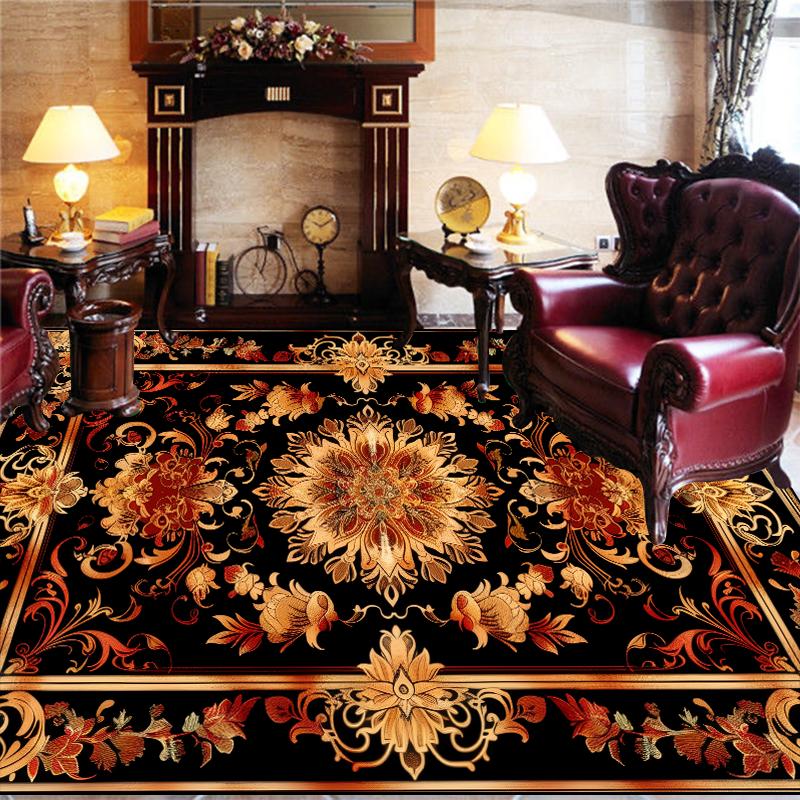 

Розкішний килим у перському стилі великого розміру для вітальні, декор, килимкова доріжка під диван 200x300 см для дому, спальні, гардеробної, м який, нековзкий килимок для підлоги 60*90cm